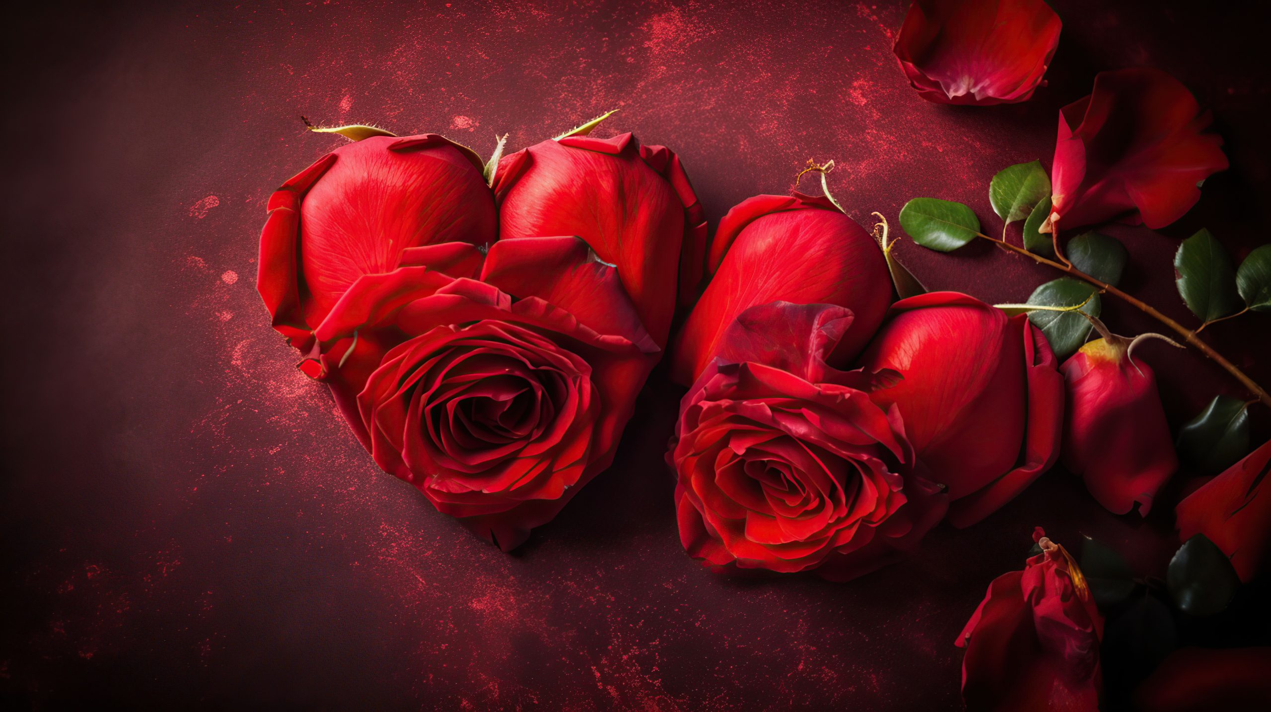 Couple Of Red Roses In Heart, generative ai Eleos Counselling :Compassionate couple therapy Pulborough RH20