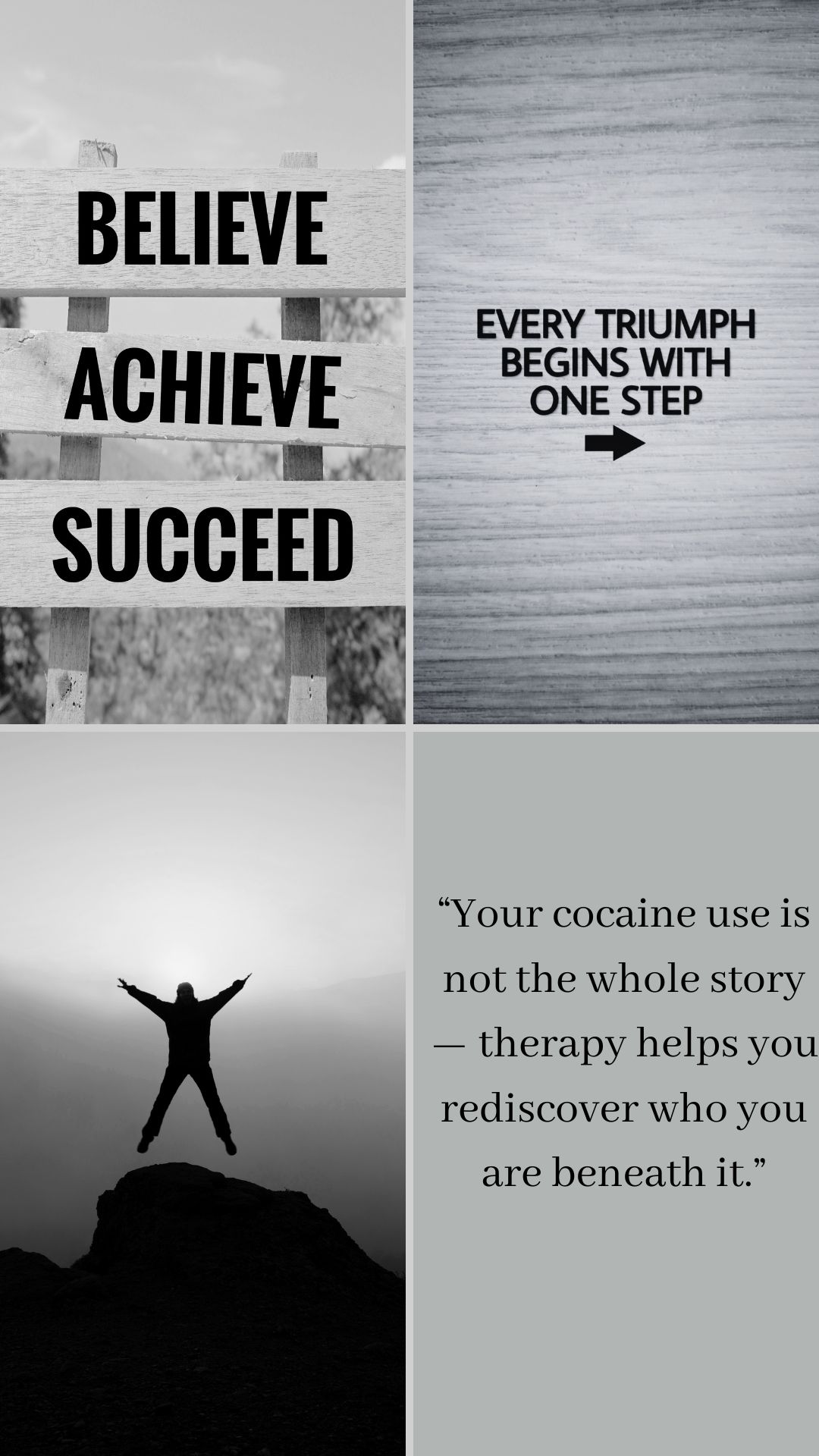 Counselling for cocaine addiction Cowfold RH12 West Sussex – motivational imagery representing recovery, hope, and taking the first step